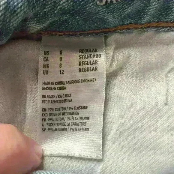 American Eagle Outfitters Woman’s Vintage Collection Skinny Jeans- Size 8 R - Picture 4 of 10